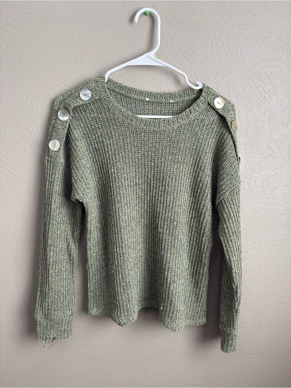 Green Knitted Sweater